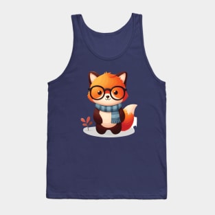 Cute Fox cartoon Tank Top